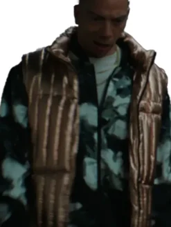 56 Days S01 Kevin Sullivan Gold Puffer Vest