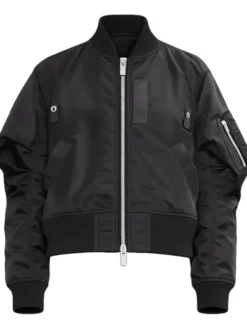 9-1-1 S09 Athena Grant Black Bomber Jacket