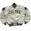 90s Boston Celtics Jacket Vintage Satin