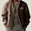 ALD World’s Borough Flight Leather Jacket