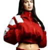 Adidas Kendall Jenner Cropped Red Jacket