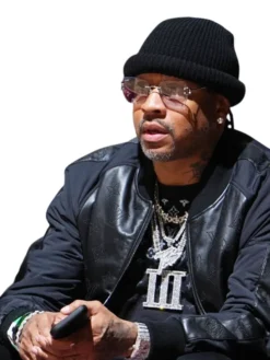 Allen Iverson NBA All-Star Event Bomber Jacket