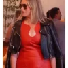 Amanda Frances Black Leather Jacket