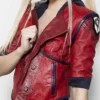Arcane VI Red Leather Jacket