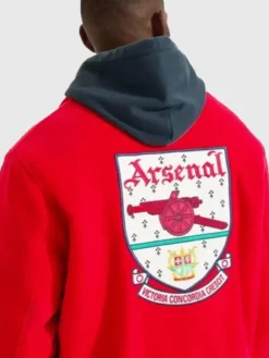 Arsenal Essentials Red Varsity Jacket