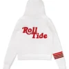 Aviator Nation x Alabama Roll Tide White Hooded jacket