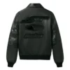Avirex Legends Black Bomber Leather Jacket