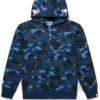 BAPE ABC Camo Shark Dark Blue Jacket