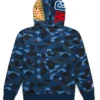 BAPE ABC Camo Shark Hooded Dark Blue Jacket