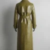 Beyoncé Super Bowl 2026 OLive Green Trench Coat