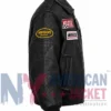 Spider-Man Supreme red leather jacket with rib-knitted cuffs