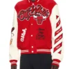 Bulls White Chicago Varsity x Off-Jacket