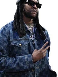 Burna Boy NBA All-Star Game 2026 Denim Jacket