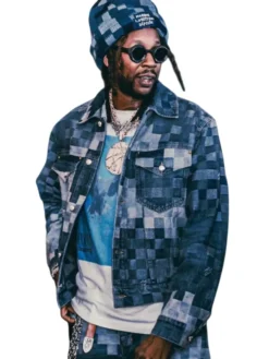 Burna Boy NBA All-Star Game Denim Jacket