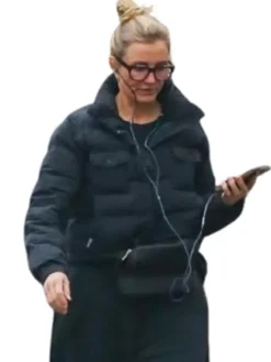 Cameron Diaz NYC 2026 Puffer Jacket