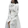 Camila Mendes Cream Trench Coat