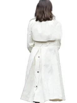 Camila Mendes Trench Cream Coat