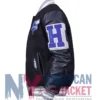 Charlotte Black Hornets Wool Varsity Jacket