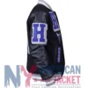 Charlotte Black Wool Hornets Varsity Jacket