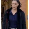 Chicago Fire S14 Hanako Greensmith Shearling Leather Jacket