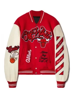 Chicago Varsity Bulls x White Off-Jacket