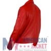 Chris Brown 2026 Red Paris Leather Jacket
