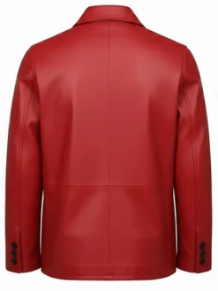 Classic Leather Red Jacket