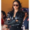 Eiza Gonzalez super bowl 2026 Black Jacket