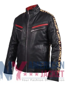 Final Fantasy Black VII Remake Leslie Kyle Leather Jacket