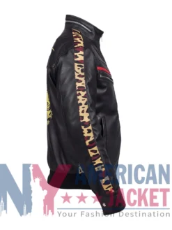 Final Fantasy VII Remake Leslie Kyle Black Leather Jacket