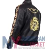 Final Remake Fantasy VII Leslie Kyle Black Leather Jacket