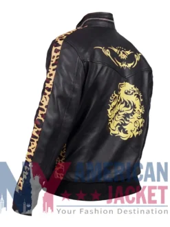 Final Remake Fantasy VII Leslie Kyle Black Leather Jacket