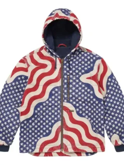 Supreme SS26 Flag Quilted Jacket | Supreme Flag Jacket