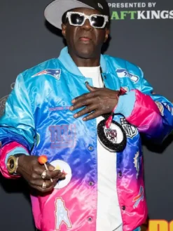 Flavor Flav Super Bowl LX Blue Jacket