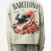 Formula 1 x Pacsun Barcelona Off white Cotton Jacket