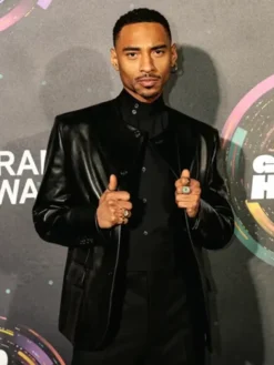 Grammy Durand Bernarr Black Leather Jacket