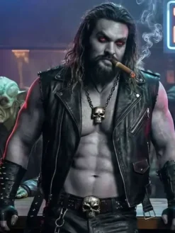 Jason Momoa Supergirl Leather Vest
