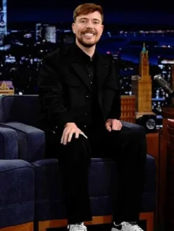 Jimmy Fallon Show MrBeast Black Jacket