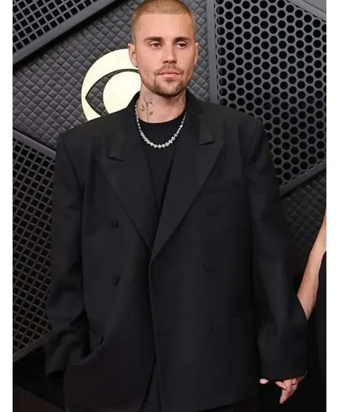Justin Bieber Grammy Awards Black Blazer