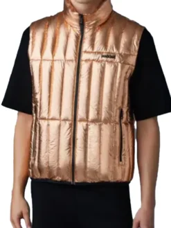 Kevin Sullivan 56 Days S01 Gold Puffer Vest
