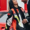 Kim Kardashian Racer leather Jacket