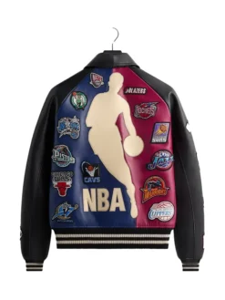 Kith and AVIREX for NBA All-Star Black Bomber Jacket