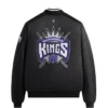 Kith X Sacramento Kings Black Bomber Jacket