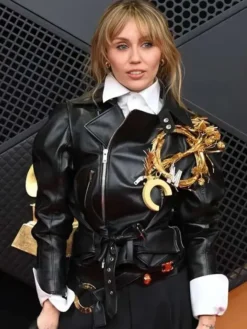 LA 2026 Miley Cyrus Leather Jackets
