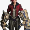 Leather Arcane VI Red Jacket