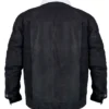 Love Life Augie Black Suede Sherpa Jacket