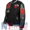 Miami Heat Mashup Black Logo Varsity Jacket