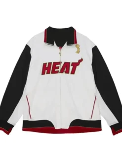 Miami Heat White And Black Championship Jackets