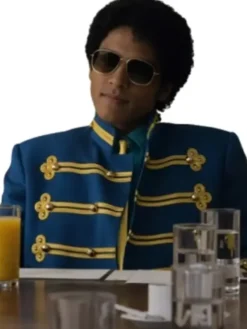 Michael Jaafar Jackson Blue Cotton Jacket