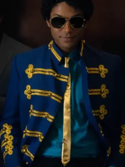 Michael Jaafar Jackson Blue Jacket
